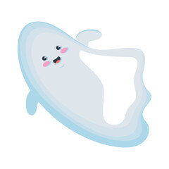 cute ghost happy halloween