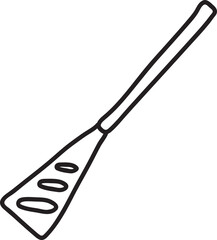 hand drawn kitchen material illustration