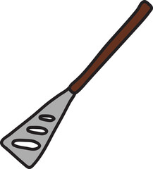 hand drawn kitchen material illustration