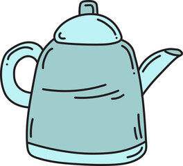 hand drawn kitchen material illustration