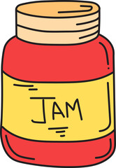 hand drawn kitchen material illustration