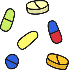 hand drawn pandemic illustration