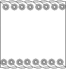 organic frame illustration