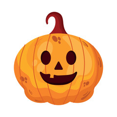 halloween pumpkin smiling