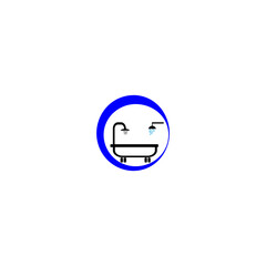 men's room bathroom bathtub women's room illustration vector