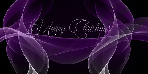 purple smoke background, merry christmas