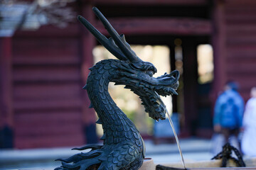 妙本寺の装飾（日本、神奈川県鎌倉市大町）
