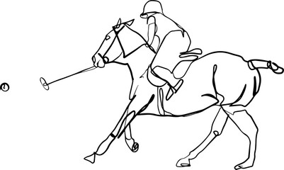 lineart horses