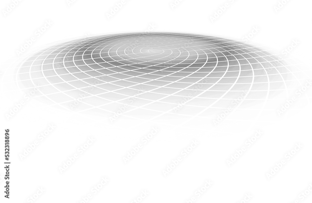 Aufkleber Round presentation platform. Raster graphics