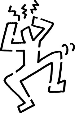 recommend clip art: イライラする棒人間