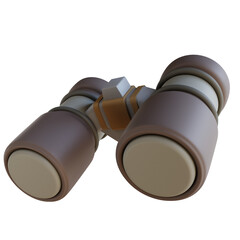 3D Illustration binocular