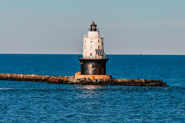 Harbor of Refuge Lighthouse, Cape Henlopen, Delaware USA, Delaware