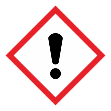 GHS Chemicals Label Pictograms And Hazard Classes - Acute Toxicity Harmful