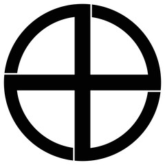 家紋です。万字轡（くつわ）といいます。