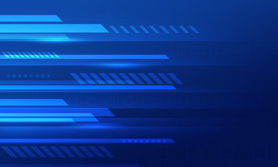 blue techonology lines connection gradient cyber background