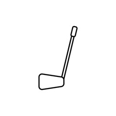 Graphic flat stick golf icon for your design and website