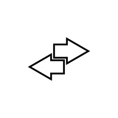 Graphic flat switch icon for your design and website