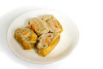 Tahu Bakso is a typical Indonesian food, this food is made from tofu