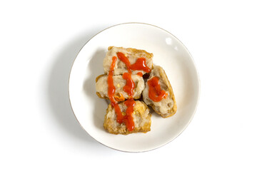Tahu Bakso is a typical Indonesian food, this food is made from tofu