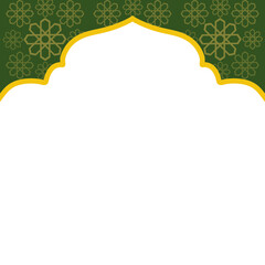 Islamic frame decoration
