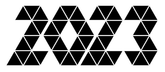 2023 New Year! Chinese New Year. Origami.