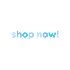 Shop Now Button Icon Stock Template. Shop Now Text For Web Banner. Shop Now Design Element