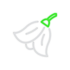 snowdrop flower neon signboard