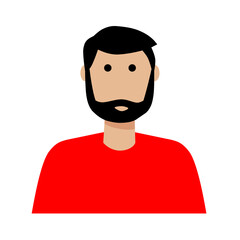 Flat design people characters, People Icons,Flat Design Avatar,