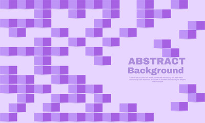 Abstract modern square background. purple geometric texture. vector illustration