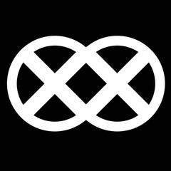 家紋です。持合い轡（くつわ）といいます。