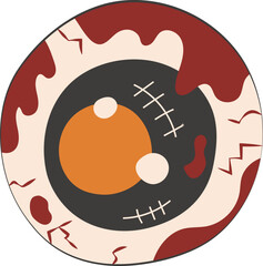 Halloween Eyeball Icon Element Illustration Graphic
