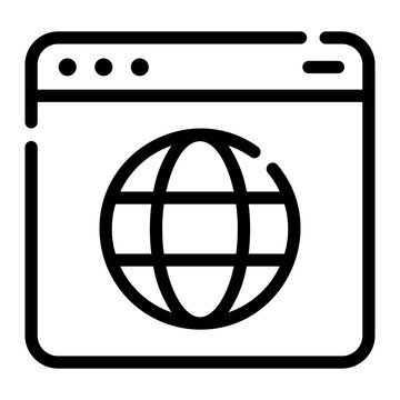 Website Line Icon