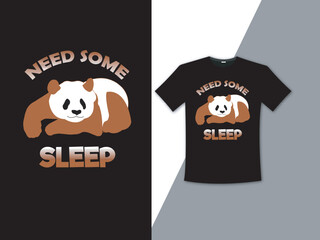 Animal vector panda creative graphic T Shirt Design