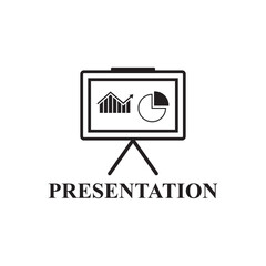 presentation icon , lesson icon vector