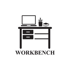 workbench icon , desk icon vector