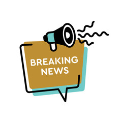 News badges and banners flat icon collection