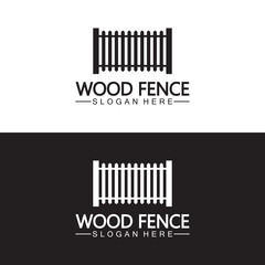 Fence icon vector logo template