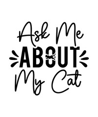 Cat Svg, Cat Svg Files, Cat Svg Bundle, Funny Cat Svg, Cat mom, Cat Quotes Svg, Cat Svg for Cricut, Png Dxf Pdf, Cut Files for Cricut,Cat Bundle SVG, SVG files for Cricut, Meow svg bundle