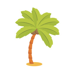 coconut tree icon symbol sign vector illustration logo template Isolated for any purpose