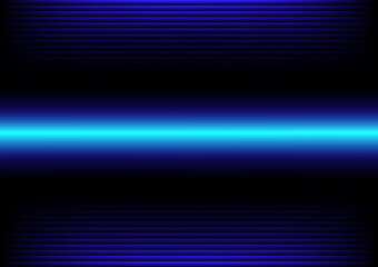 Abstract blue line background. neon light digital technology. vector art illustration