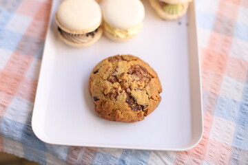 delicious macaroons sweet dessert yummy