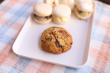 delicious macaroons sweet dessert yummy