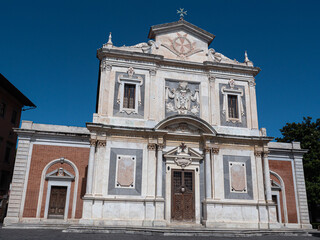 Fototapeta na wymiar Santo Stefano dei Cavalieri Church in Piazza Cavalieri, Pisa, Italy