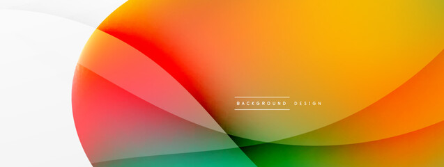 Fluid color abstract background. Liquid gradients, wave pattern. Trendy techno business template for wallpaper, banner, background or landing