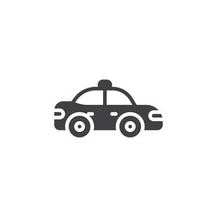 Police car vector icon
