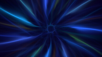 3D rendering abstract round light background