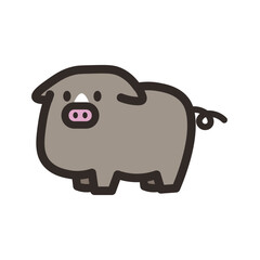黒豚のアイコン