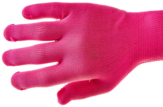 Work Gloves On White Background