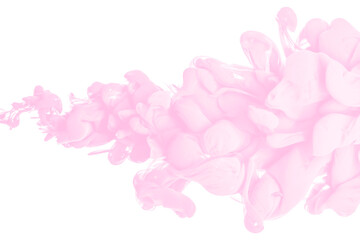 ink drops in water, Ink swirls, Colorful ink abstraction. Luxurious Dream Cloud of ink underwater. Iridescent graphic template for flyer, poster, banner, mobile app. Vibrant minimal hologram gradient.