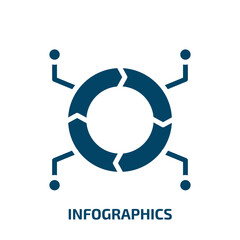 infographics icon from business and finance collection. Filled infographics, business, infographic glyph icons isolated on white background. Black vector infographics sign, symbol for web design and